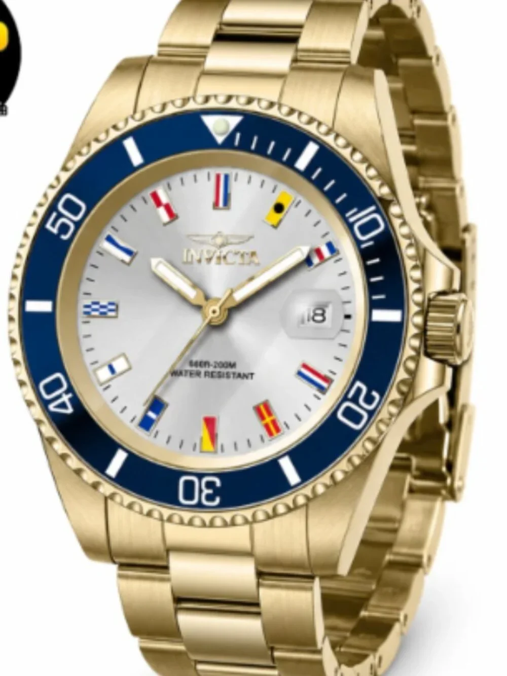 Invicta Pro Diver Men's Watch - 40mm, Gold (49886)